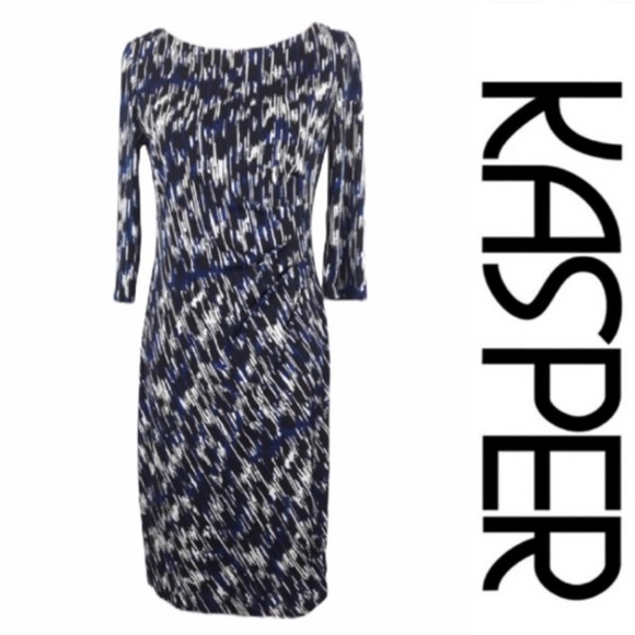 Kasper Dresses & Skirts - SALE Kasper Abstract Print Sheath Dress